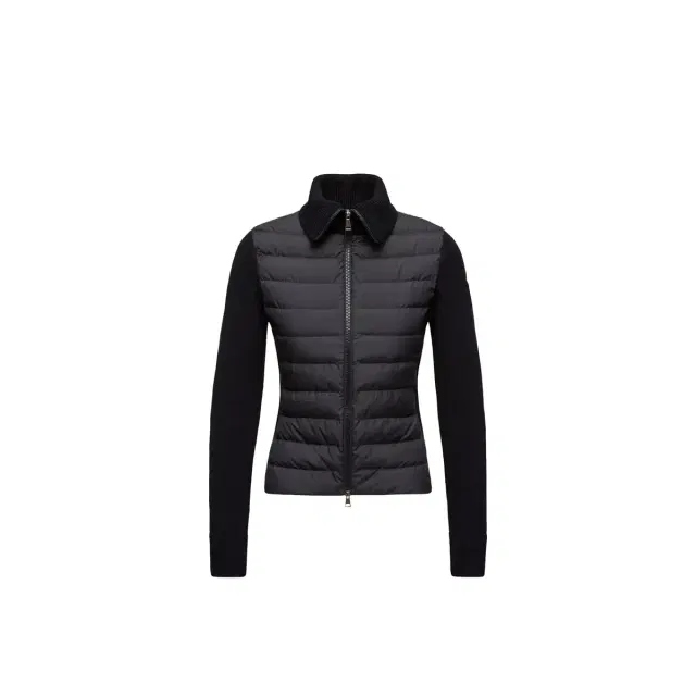 Padded Zip-up Wool Cardigan Padded Zip-up Wool Cardigan