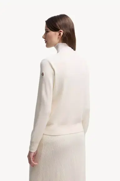 Moncler Padded Wool Zip-up Cardigan | Thumbnail 6