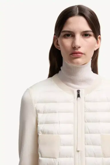 Moncler Padded Wool Zip-up Cardigan | Thumbnail 7