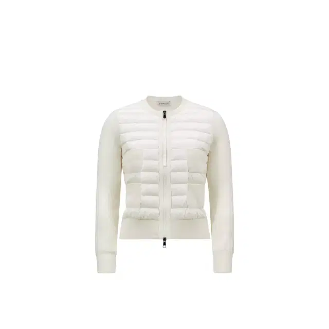 Padded Wool Zip-up Cardigan Padded Wool Zip-up Cardigan