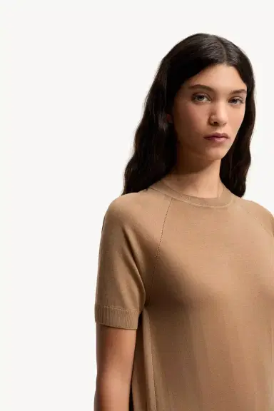 Moncler Short Sleeve Wool Sweater | Thumbnail 7 Moncler Short Sleeve Wool Sweater | Thumbnail 7