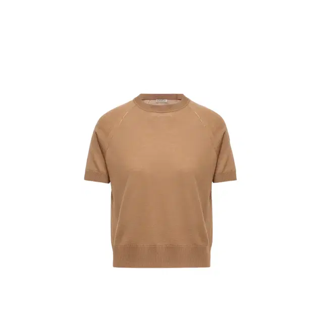 Moncler Short Sleeve Wool Sweater