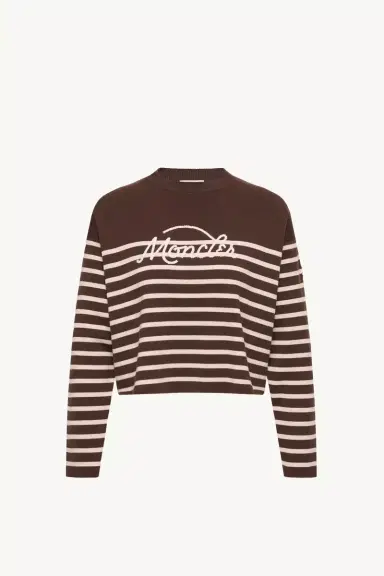 Moncler Striped Wool Sweater | Thumbnail 2 Moncler Striped Wool Sweater | Thumbnail 2