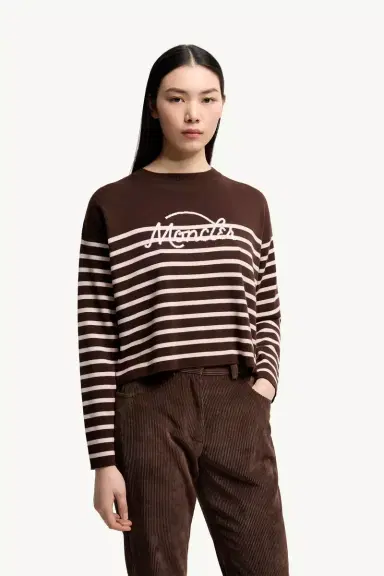 Moncler Striped Wool Sweater | Thumbnail 5 Moncler Striped Wool Sweater | Thumbnail 5