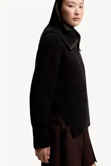 Moncler Wool & Cashmere Zip-up Sweater | Thumbnail 7 Moncler Wool & Cashmere Zip-up Sweater | Thumbnail 7