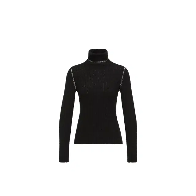 Wool Blend Turtleneck Sweater