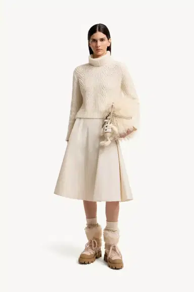 Moncler Alpaca Blend Turtleneck Sweater | Thumbnail 3 Moncler Alpaca Blend Turtleneck Sweater | Thumbnail 3