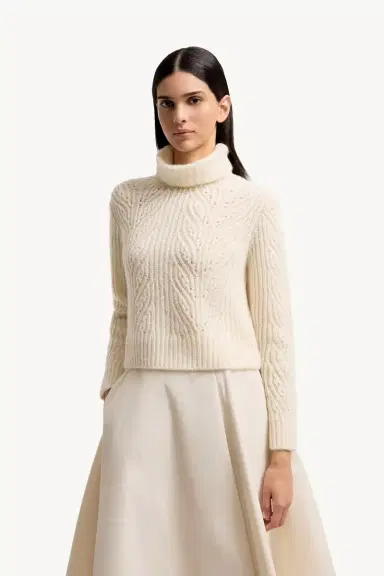 Moncler Alpaca Blend Turtleneck Sweater | Thumbnail 5 Moncler Alpaca Blend Turtleneck Sweater | Thumbnail 5