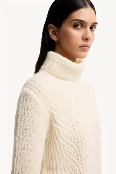 Moncler Alpaca Blend Turtleneck Sweater | Thumbnail 7 Moncler Alpaca Blend Turtleneck Sweater | Thumbnail 7