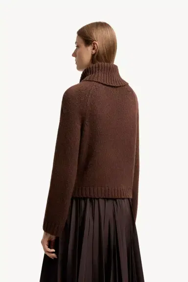 Moncler Alpaca Blend Embroidered Turtleneck | Thumbnail 6 Moncler Alpaca Blend Embroidered Turtleneck | Thumbnail 6