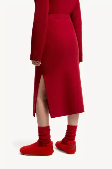 Moncler Wool & Cashmere Blend Midi Skirt | Thumbnail 6 Moncler Wool & Cashmere Blend Midi Skirt | Thumbnail 6