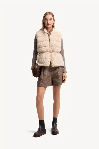 Moncler Wool & Cashmere Blend Down Vest | Thumbnail 3 Moncler Wool & Cashmere Blend Down Vest | Thumbnail 3