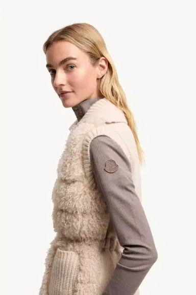 Moncler Wool & Cashmere Blend Down Vest | Thumbnail 4 Moncler Wool & Cashmere Blend Down Vest | Thumbnail 4