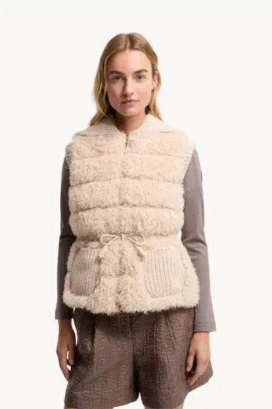 Moncler Wool & Cashmere Blend Down Vest | Thumbnail 5 Moncler Wool & Cashmere Blend Down Vest | Thumbnail 5