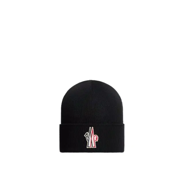 Moncler Grenoble Logo Wool Beanie