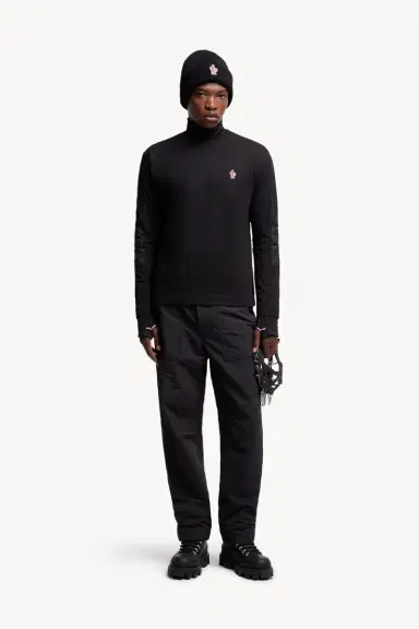Moncler Grenoble Logo Cotton Long Sleeve T-shirt | Thumbnail 3 Moncler Grenoble Logo Cotton Long Sleeve T-shirt | Thumbnail 3