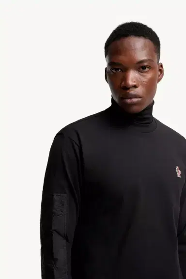 Moncler Grenoble Logo Cotton Long Sleeve T-shirt | Thumbnail 7 Moncler Grenoble Logo Cotton Long Sleeve T-shirt | Thumbnail 7