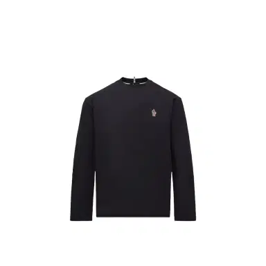 Moncler Grenoble Logo Cotton Long Sleeve T-shirt | Thumbnail 1 Moncler Grenoble Logo Cotton Long Sleeve T-shirt | Thumbnail 1