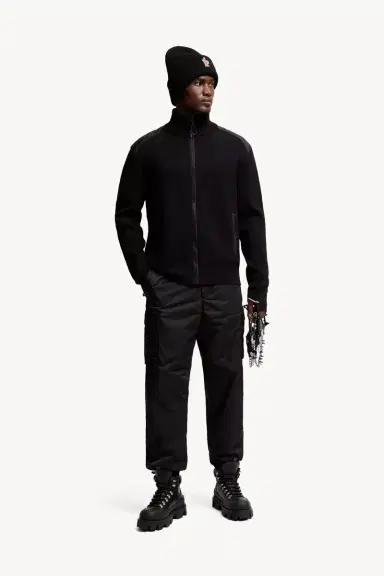 Moncler Grenoble Wool Blend Padded Zip-up Cardigan | Thumbnail 3 Moncler Grenoble Wool Blend Padded Zip-up Cardigan | Thumbnail 3