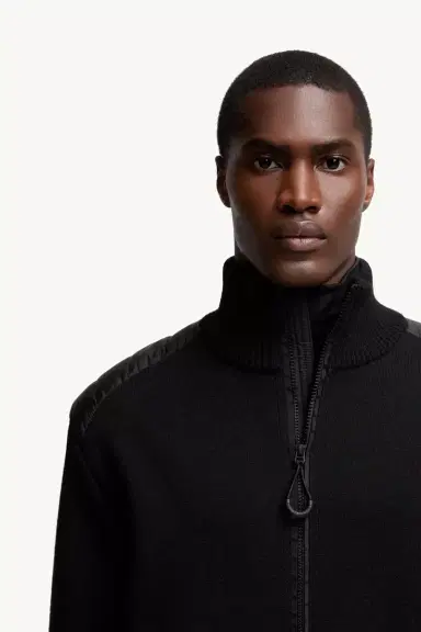Moncler Grenoble Wool Blend Padded Zip-up Cardigan | Thumbnail 7 Moncler Grenoble Wool Blend Padded Zip-up Cardigan | Thumbnail 7