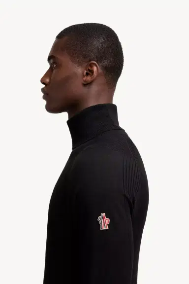 Moncler Grenoble Wool Blend Turtleneck Sweater | Thumbnail 4 Moncler Grenoble Wool Blend Turtleneck Sweater | Thumbnail 4