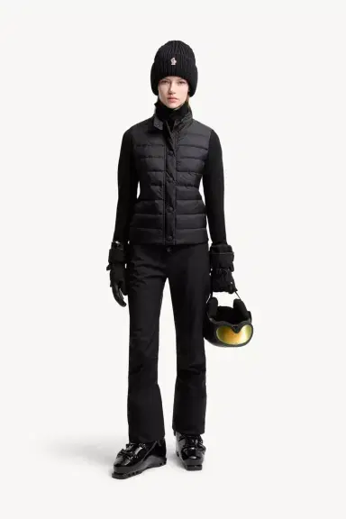 Moncler Grenoble Padded Wool Blend Cardigan | Thumbnail 3 Moncler Grenoble Padded Wool Blend Cardigan | Thumbnail 3