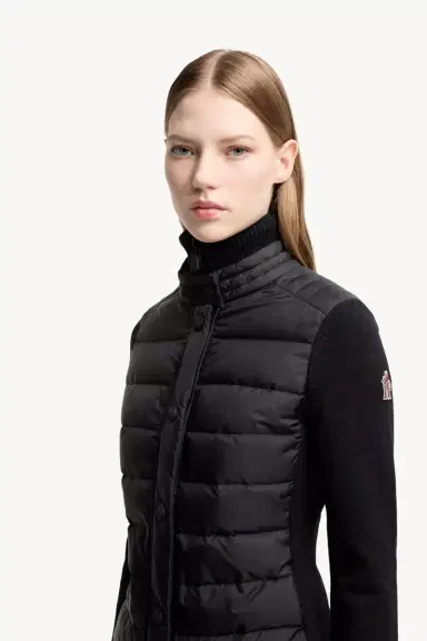 Moncler Grenoble Padded Wool Blend Cardigan | Thumbnail 4 Moncler Grenoble Padded Wool Blend Cardigan | Thumbnail 4