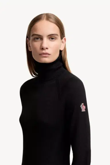 Moncler Grenoble Wool Blend Turtleneck Sweater | Thumbnail 4 Moncler Grenoble Wool Blend Turtleneck Sweater | Thumbnail 4