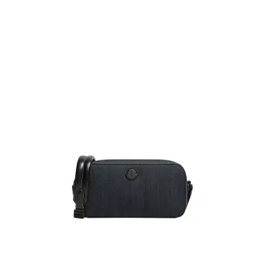 Moncler Carlo Denim Crossbody Bag | Thumbnail 1 Moncler Carlo Denim Crossbody Bag | Thumbnail 1