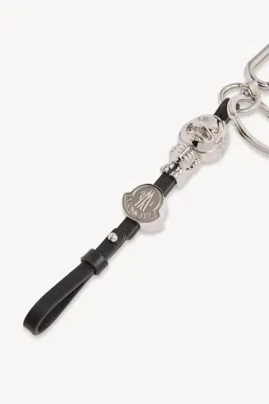 Moncler Mascotte Leather Key Holder | Thumbnail 3 Moncler Mascotte Leather Key Holder | Thumbnail 3
