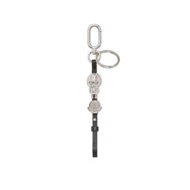 Moncler Mascotte Leather Key Holder | Thumbnail 1 Moncler Mascotte Leather Key Holder | Thumbnail 1