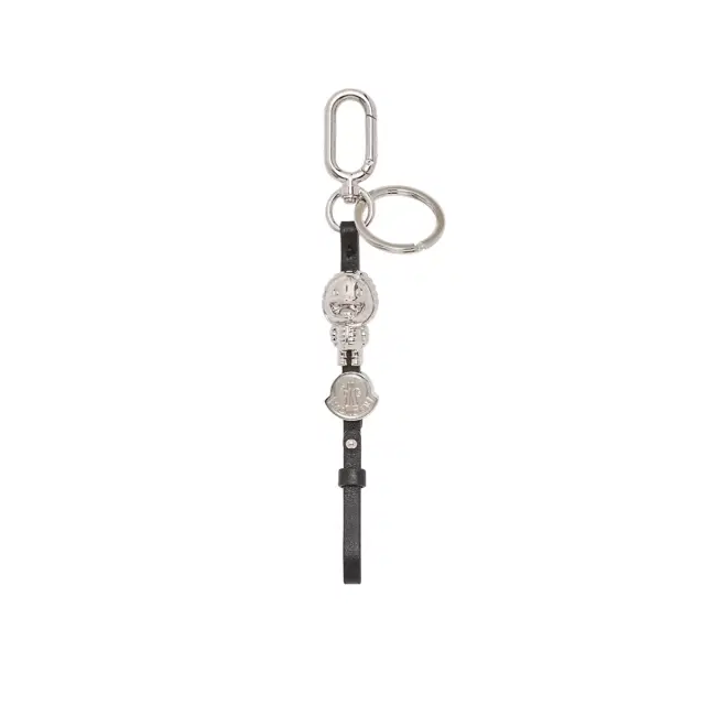Moncler Mascotte Leather Key Holder