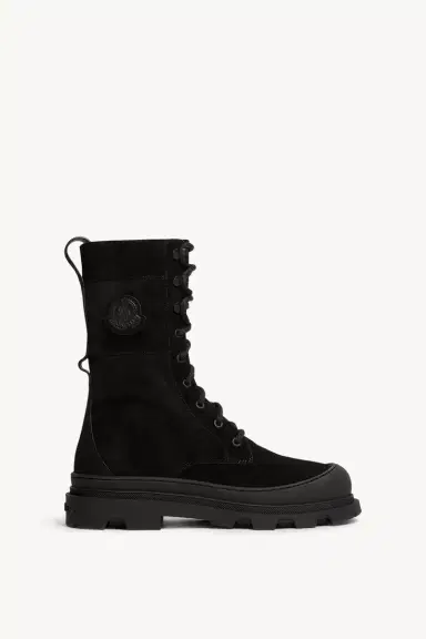Moncler Vera High Suede Lace-up Boots | Thumbnail 2