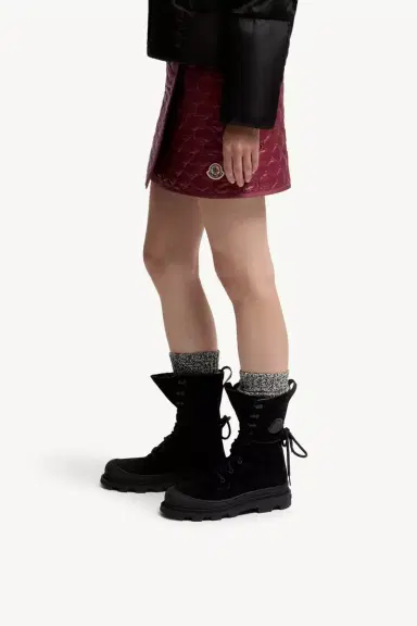 Moncler Vera High Suede Lace-up Boots | Thumbnail 3