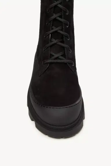 Moncler Vera High Suede Lace-up Boots | Thumbnail 4