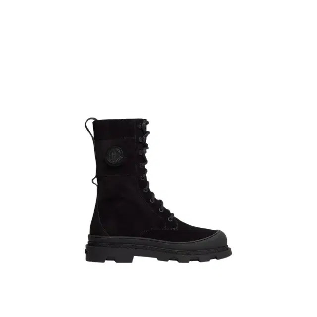 Moncler Vera High Suede Lace-up Boots