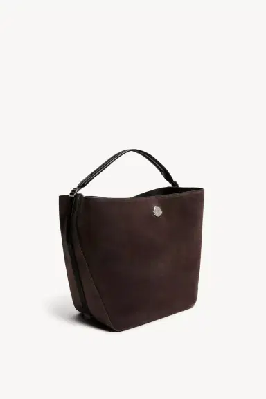 Moncler Carlo Suede Shoulder Bag | Thumbnail 4 Moncler Carlo Suede Shoulder Bag | Thumbnail 4