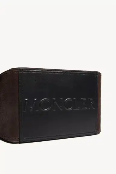 Moncler Carlo Suede Shoulder Bag | Thumbnail 6 Moncler Carlo Suede Shoulder Bag | Thumbnail 6