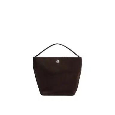 Moncler Carlo Suede Shoulder Bag | Thumbnail 1 Moncler Carlo Suede Shoulder Bag | Thumbnail 1