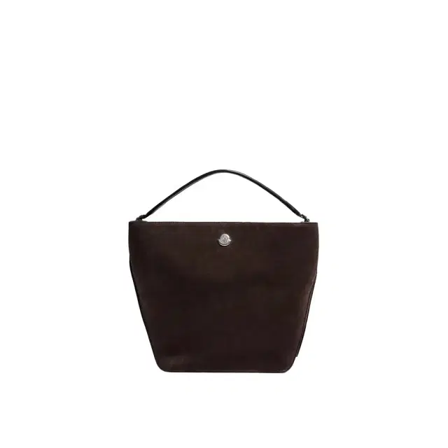 Moncler Carlo Suede Shoulder Bag