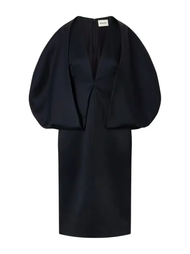 Khaite Dakota crepe-satin midi dress