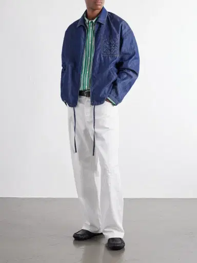 Loewe Striped Cotton-Poplin Shirt - Men | Thumbnail 2