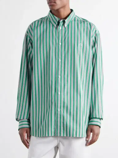 Loewe Striped Cotton-Poplin Shirt - Men | Thumbnail 3