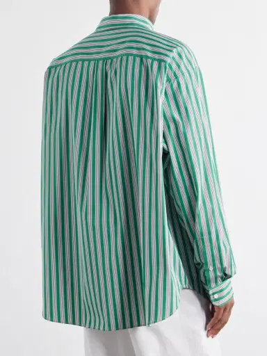 Loewe Striped Cotton-Poplin Shirt - Men | Thumbnail 4