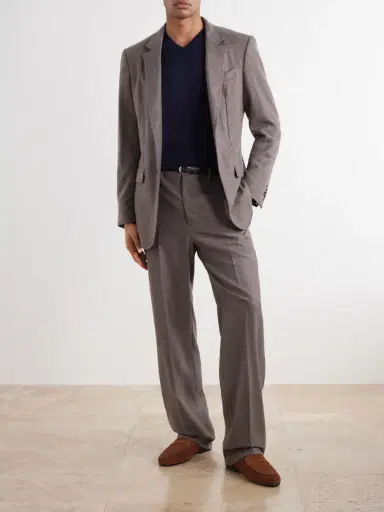 Gabriela Hearst Irving Virgin Wool and Cashmere-Blend Suit Jacket - Men | Thumbnail 2 Gabriela Hearst Irving Virgin Wool and Cashmere-Blend Suit Jacket - Men | Thumbnail 2