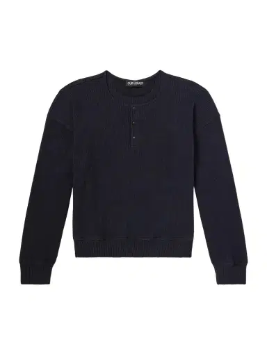 Our Legacy Ballon Ribbed Stretch-Cotton Henley T-shirt - Men | Thumbnail 1