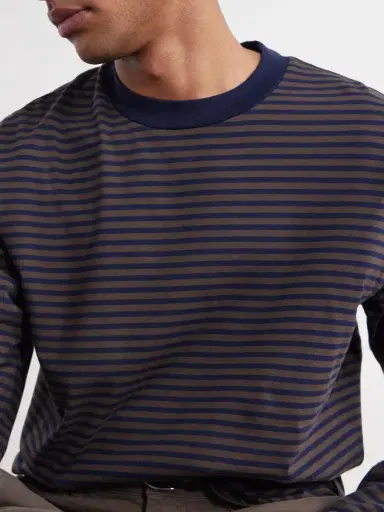 NN07 Lionel 30040 Striped Organic Cotton-Jersey T-Shirt - Men | Thumbnail 5