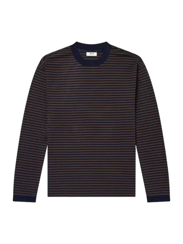 NN07 Lionel 30040 Striped Organic Cotton-Jersey T-Shirt - Men