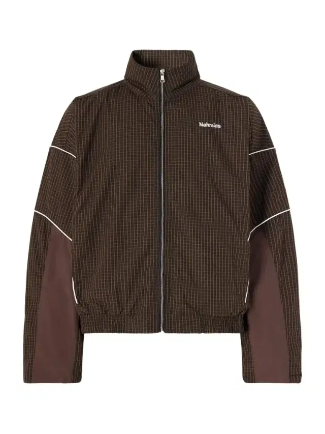 Nahmias Grid Checked Logo-Embroidered Cotton Blouson Jacket - Men