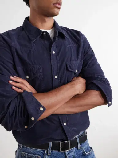 Nili Lotan Travis Cotton-Corduroy Shirt - Men | Thumbnail 5